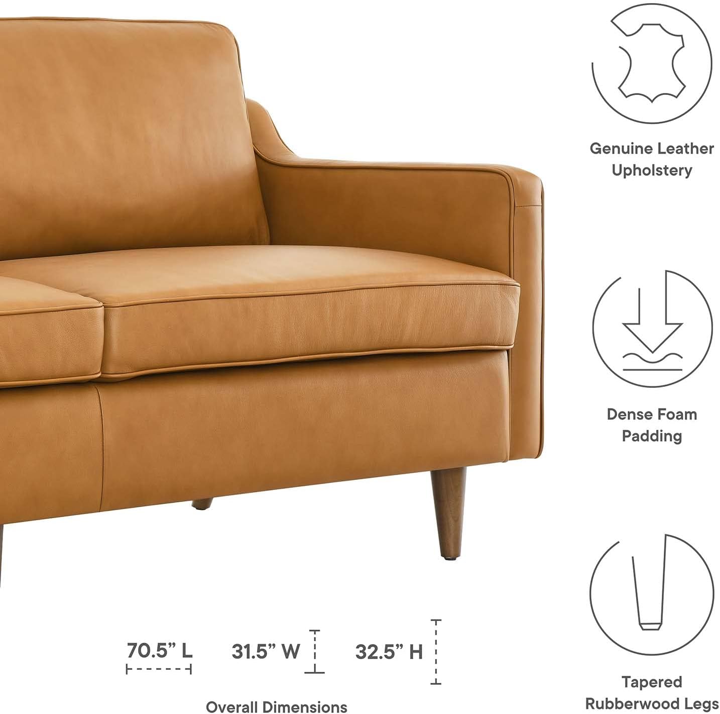 Belmont Leather Sofa