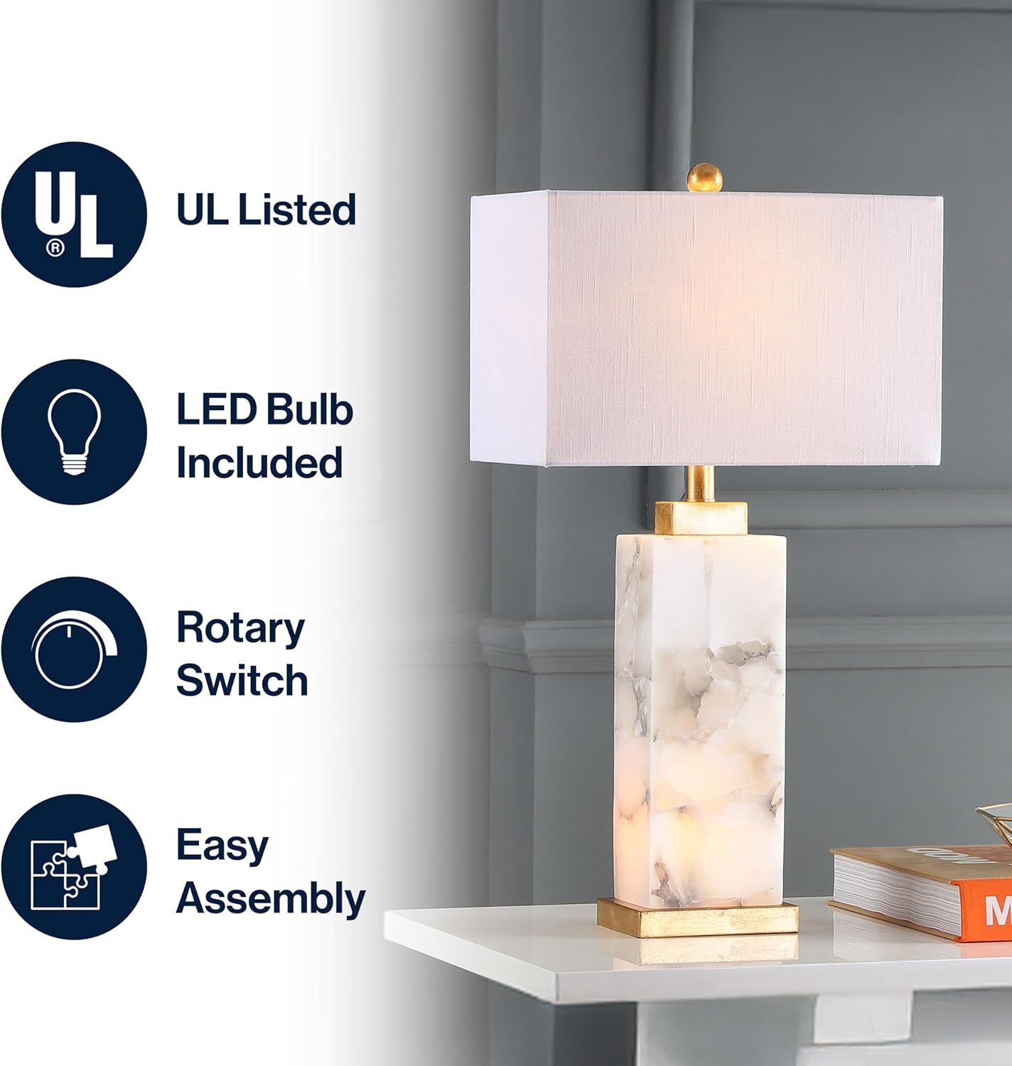 Linea Marble Lamp