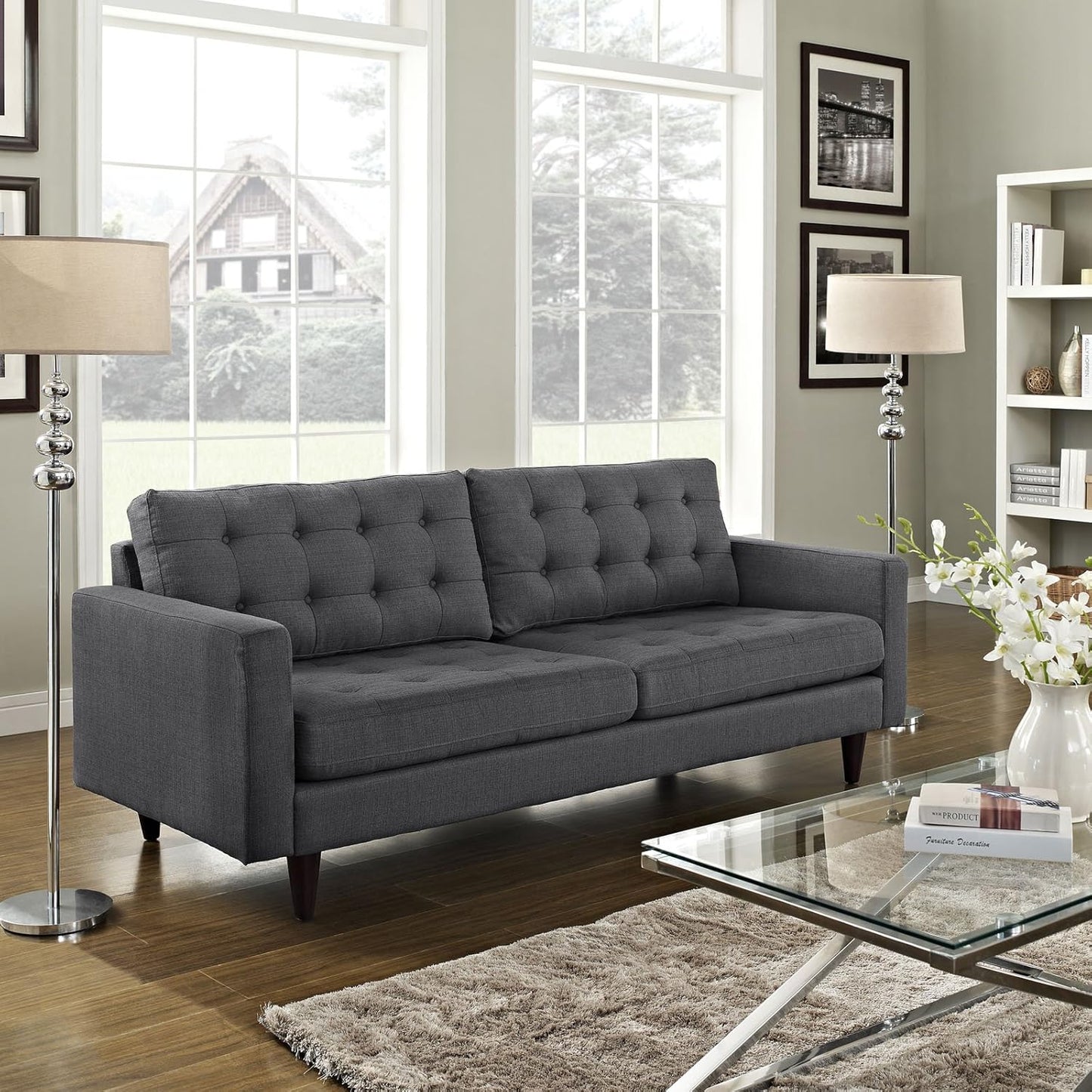 Midnight Tuft Sofa
